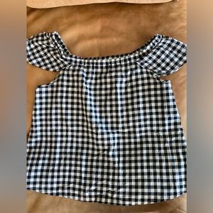 Off the shoulder J crew top